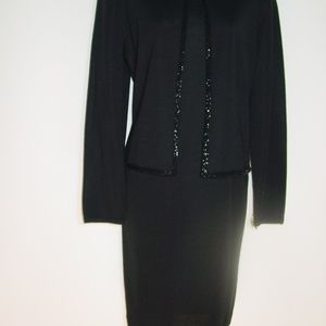 TALBOTS PETITES SWEATER EVENING DRESS MP